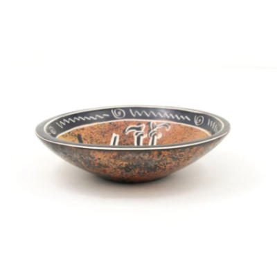 Kisii Wildlife Trinket Bowl – 4 ″ Soapstone Dish